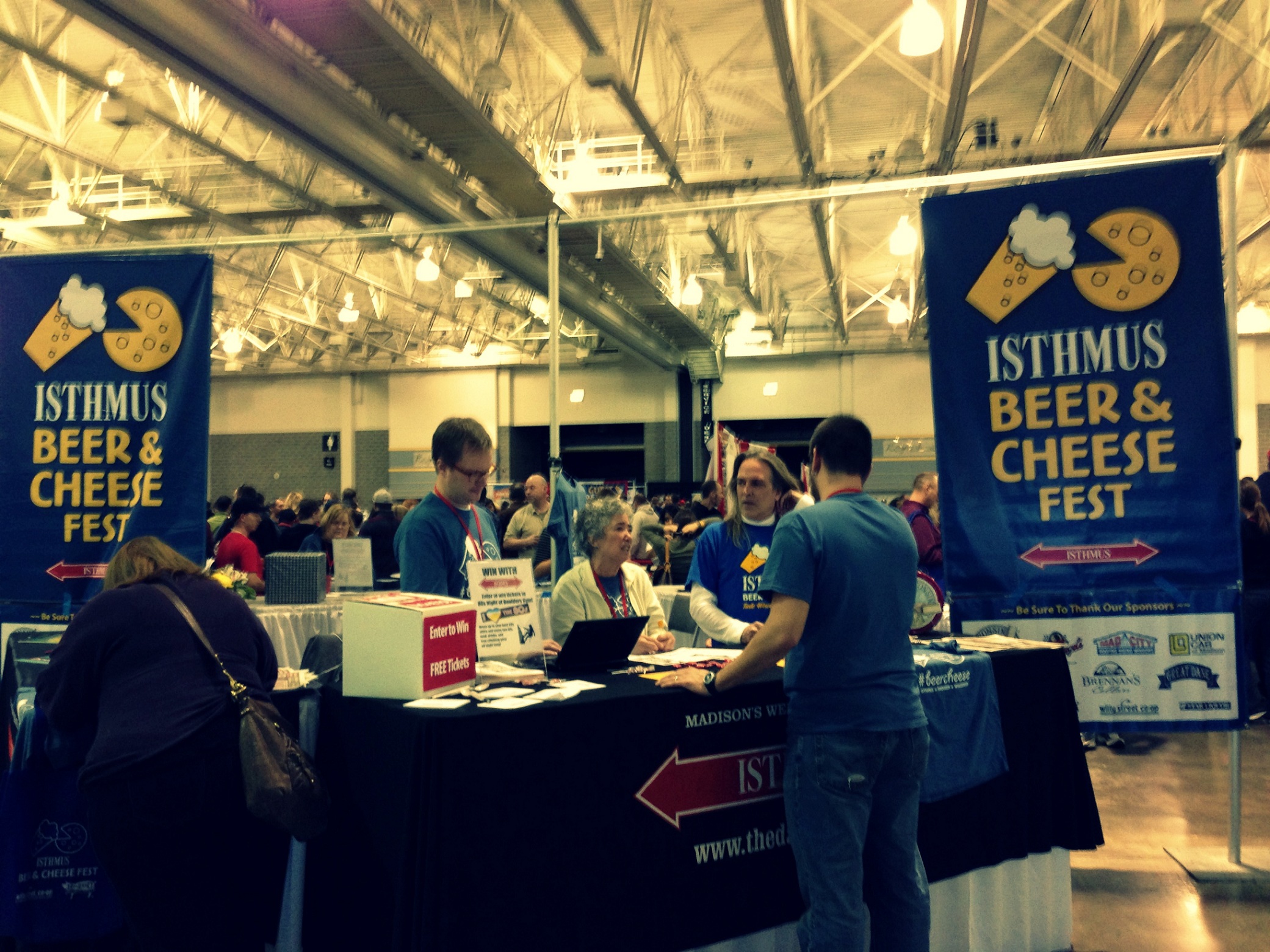 A Sconnie Paradise ACB at the Isthmus Beer and Cheese Fest American