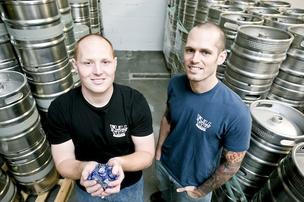 Full Tilt Boys: Dan Baumiller (left) and Nick Fertig. Photo by Nicholas Griner/Baltimore Business Journal.