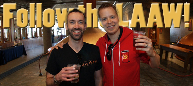 John Rockwell and Kip Barnes, courtesy of Los Angeles Ale Works