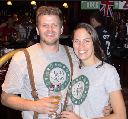 Jack Hendler and his wife Abby