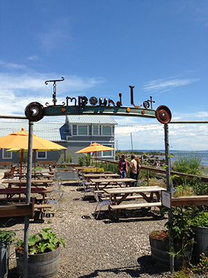 The outdoor entrance to the