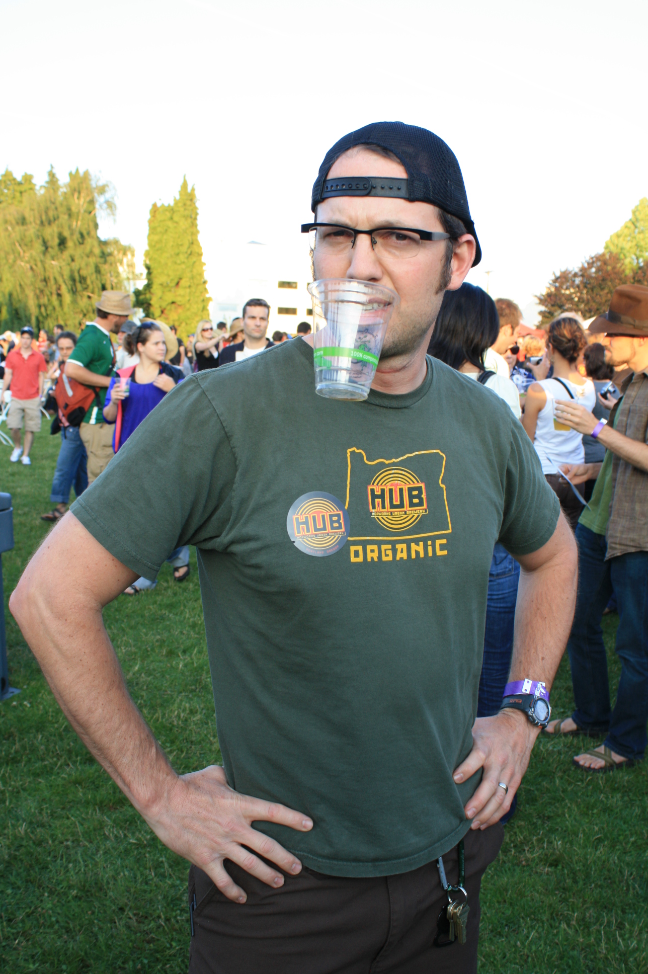 Christian at the 2009 NAOBF - courtesy of Brew Public