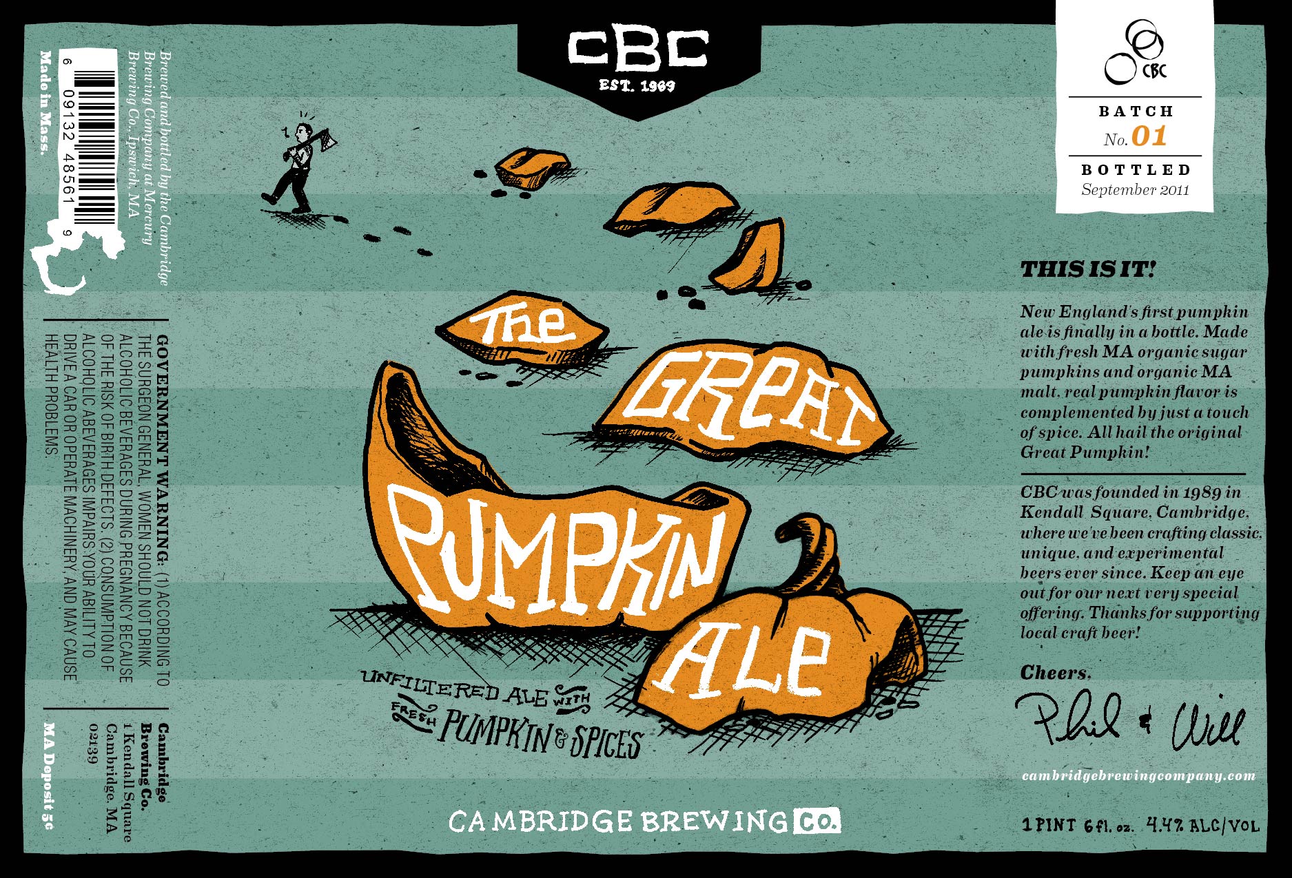 cbc great pumpkin ale