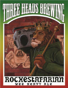 Rochestafarian Wee Heavy from Three Heads Brewing, an up and coming brewery from my home town of Rochester, New York. This heavy behemoth managed to be full-flavored and very refreshing at the same time