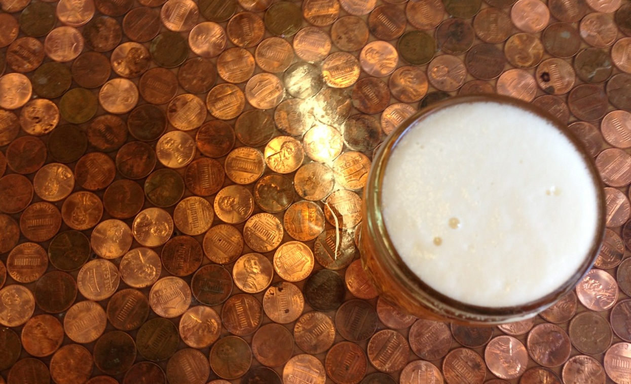 Love that Bootleggers serves all their beers in mason jars - photo credit Maek Post