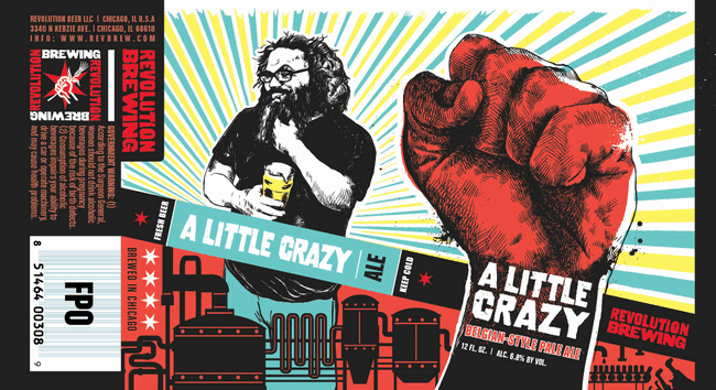 Revolution-A-Little-Crazy-label