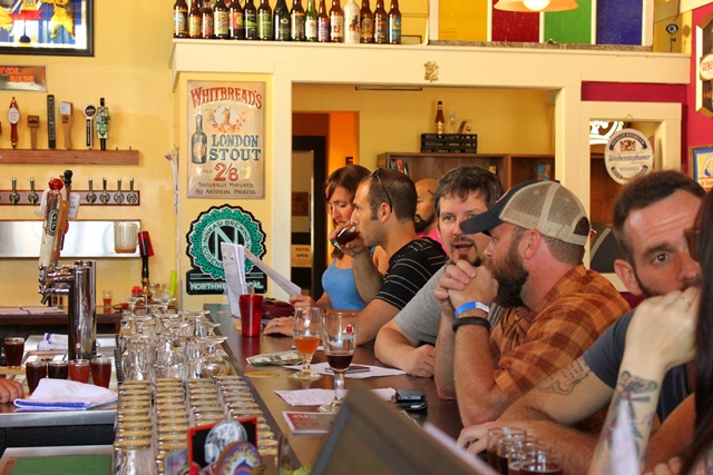 DeGarde and The Commons tasting at Belmont Station - Puckerfest 2013