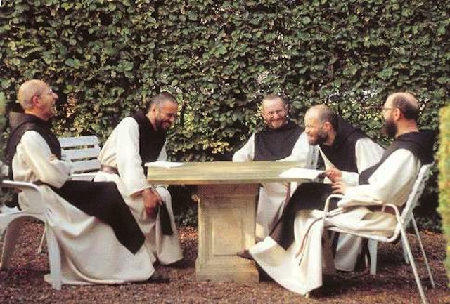 Trappist Monks kicking back