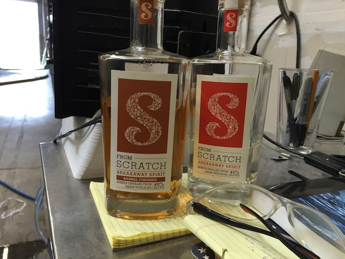 Scratch Spirits distilled versions of Breakaway IPA