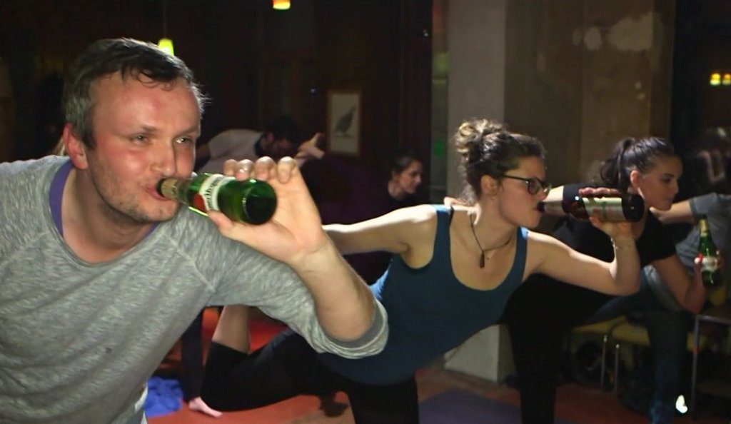 , Beer + Yoga Pictures That Made Us Laugh