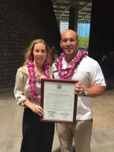 Garrett Marrero and Melanie Oxley