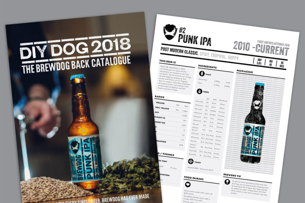 BrewDog, DIY Dog 2018 – BrewDog Gives Away Its Beer Recipes Again