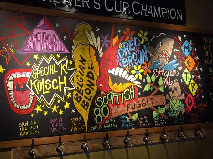 Brewery, Bier Brewery’s Amazing Chalk Art Beer List