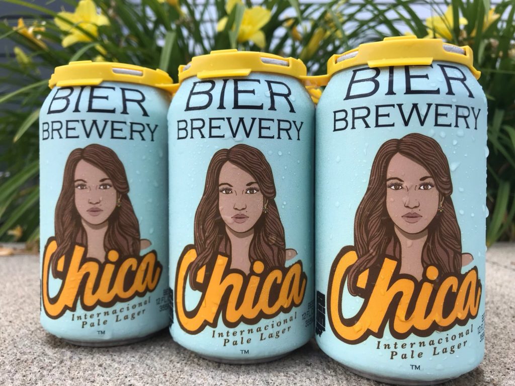 , Sarah Buschmann’s Chica Chalk Art At Bier Brewery