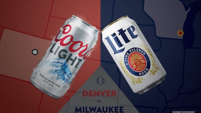 coors, Miller Beats Coors In Baseball Beer Series