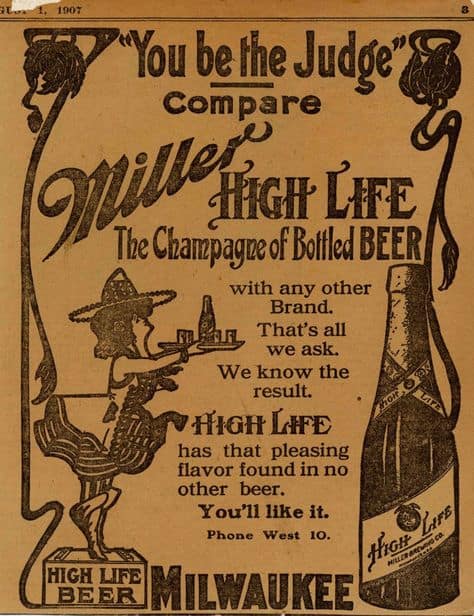 , Miller High Life Holiday Champagne Bottles Return