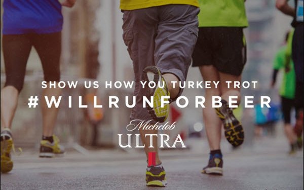 ultra, Free Michelob Ultra For Turkey Trotters