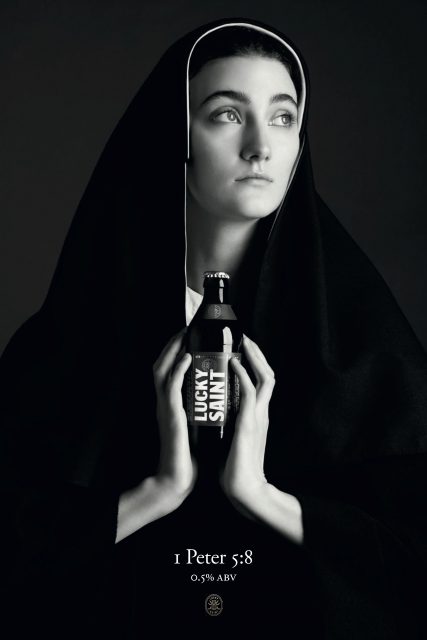 , Lucky Saint Launches Ad Campaign With Beer-Drinking Nuns