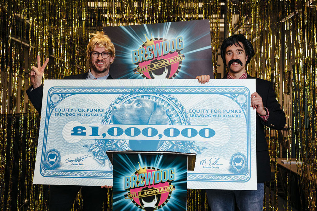 BrewDog, BrewDog Will Make New “Equity Punk” Investor An instant Millionaire