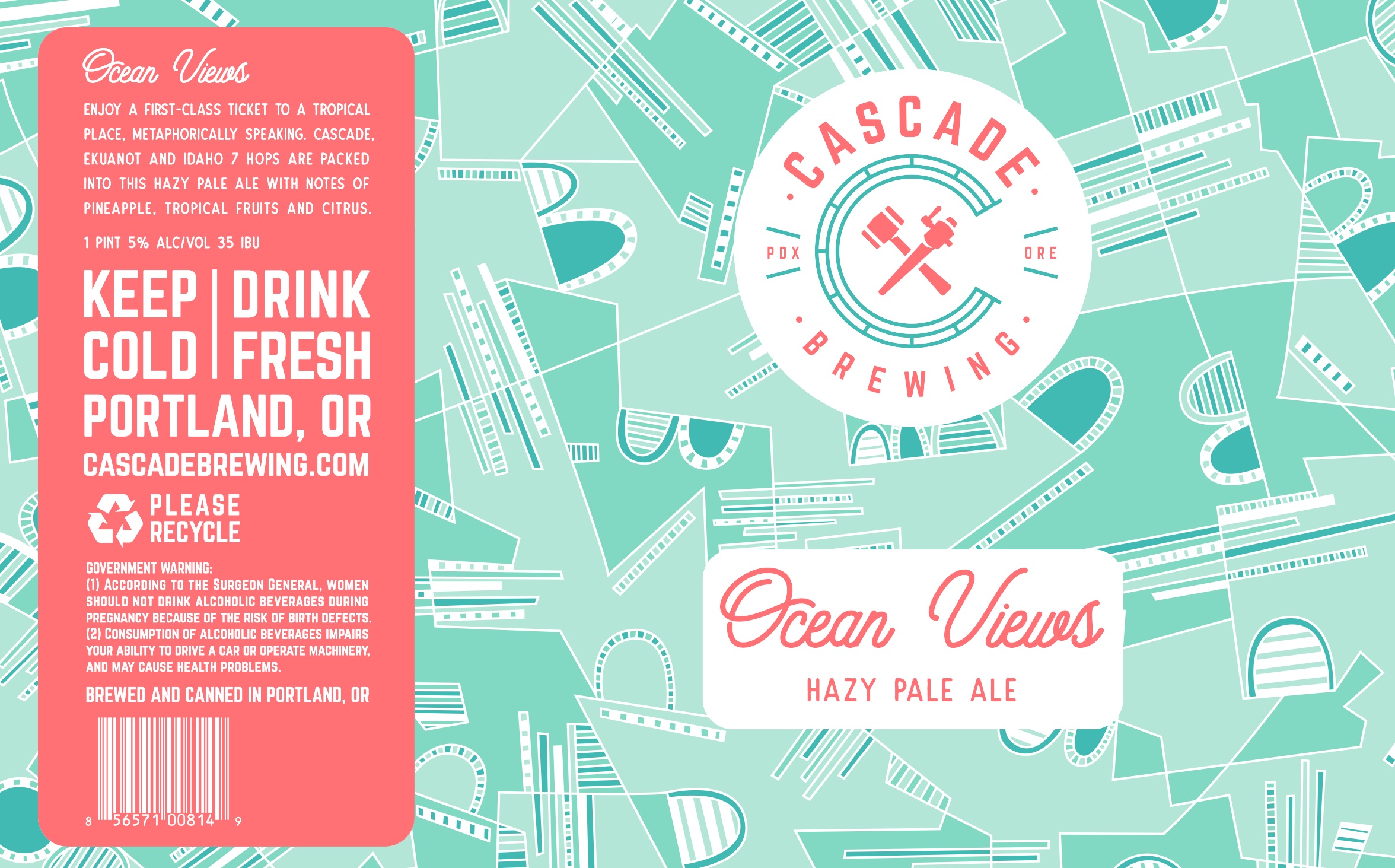 , Cascade Brewing releases Ocean Views, Coastal Gose