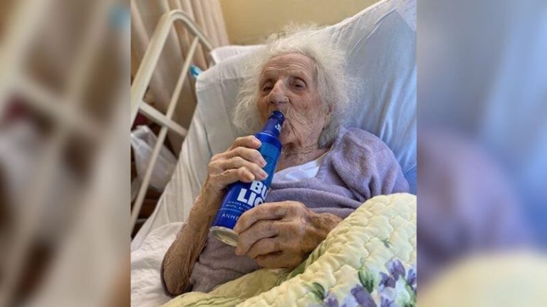 , 103-Year-Old Woman Celebrates Beating Coronavirus With Bud Light