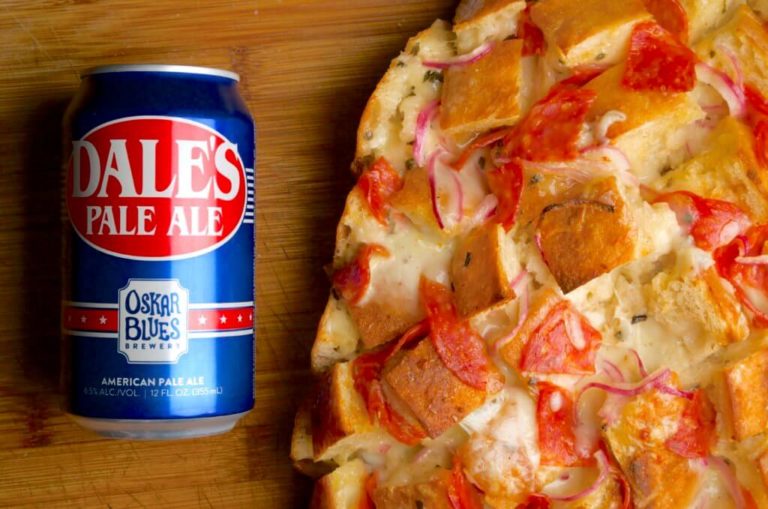 , Cooking With Beer: Dale&#8217;s Pale Ale Stuffed Pizza Bread