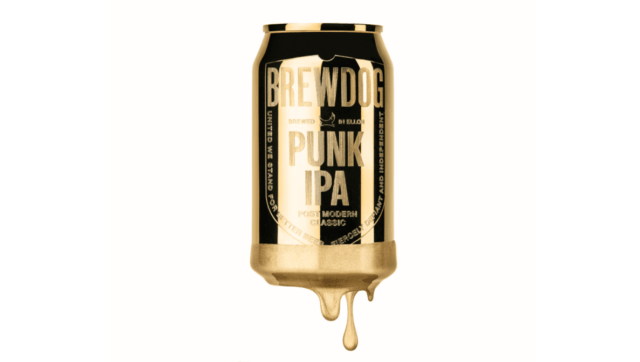 , BrewDog Hides Solid Gold Punk IPA Cans In 12-Packs