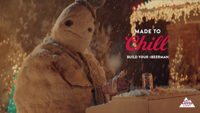 , Coors Light’s Chilling Beerman Returns For The Holidays