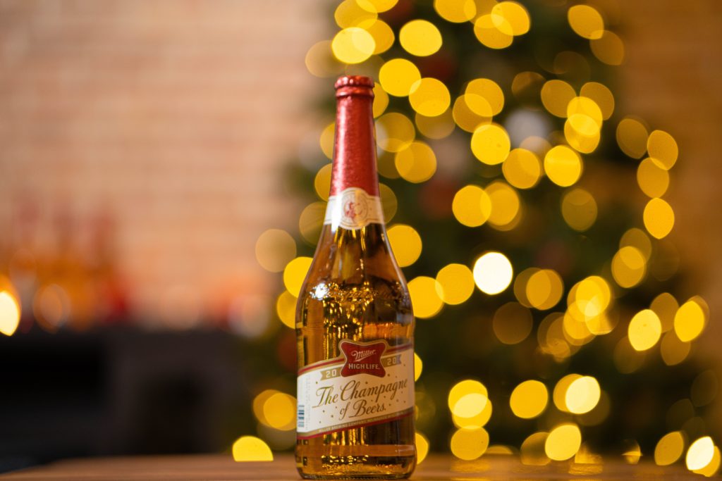 , Miller High Life Holiday Champagne Bottles Return