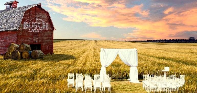 , Win A Busch Beer Dream Farm Wedding