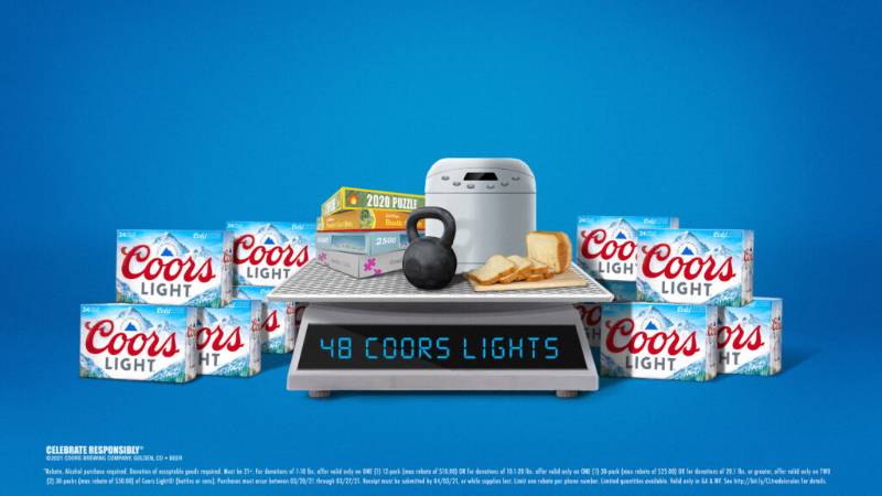 , Coors Light Will Exchange Your Quarantine Clutter For Free Beer