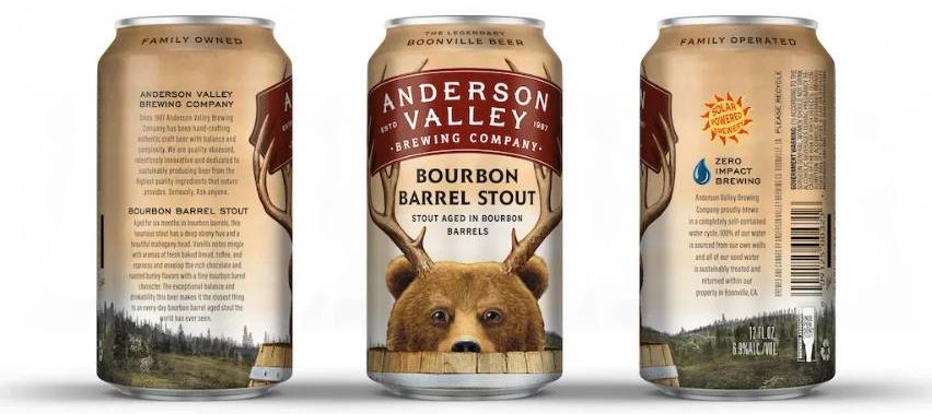 , Anderson Valley Brewing Debuts New Antler Bear Branding