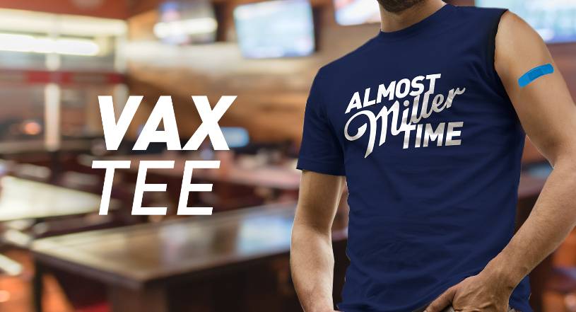 , Miller Lite Offers Single Sleeve T-Shirts To Make Vaccinations Easy