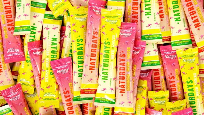 , Natural Light Beer Debuts Boozy Ice Pops