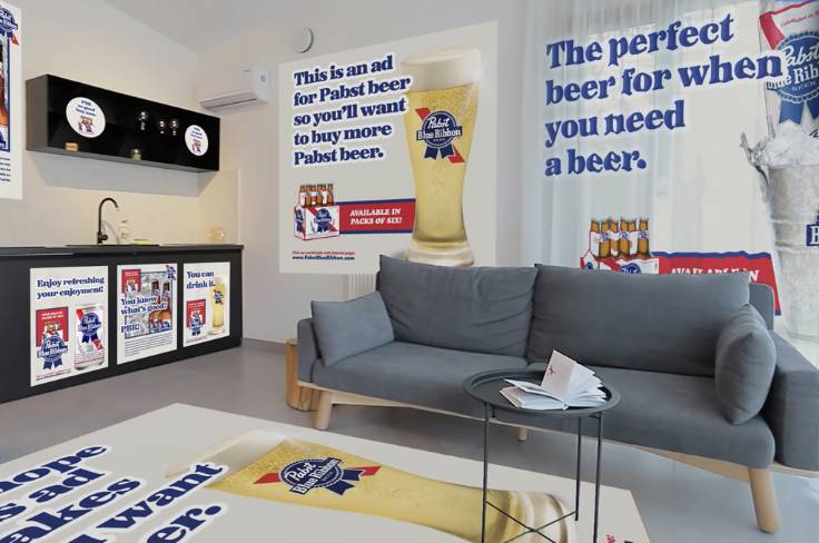 , Pabst Blue Ribbon Will Pay You To Put Up Beer Ads At Home