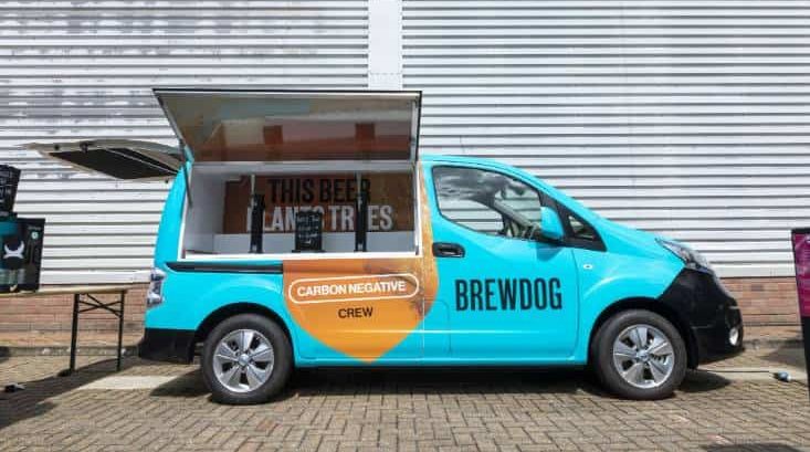 , Beer News: BrewDog Bar Vans Go Electric / Alpine Biergarten Opens In US