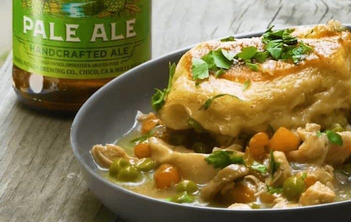 , Cooking With Beer: Campfire Pale Ale Chicken Pot Pie