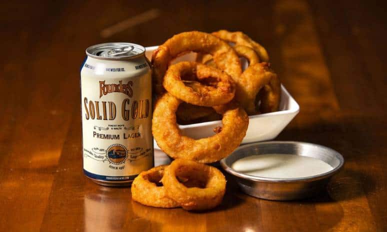 , Cooking With Beer – Founders Solid Gold Beer Battered Onion Rings