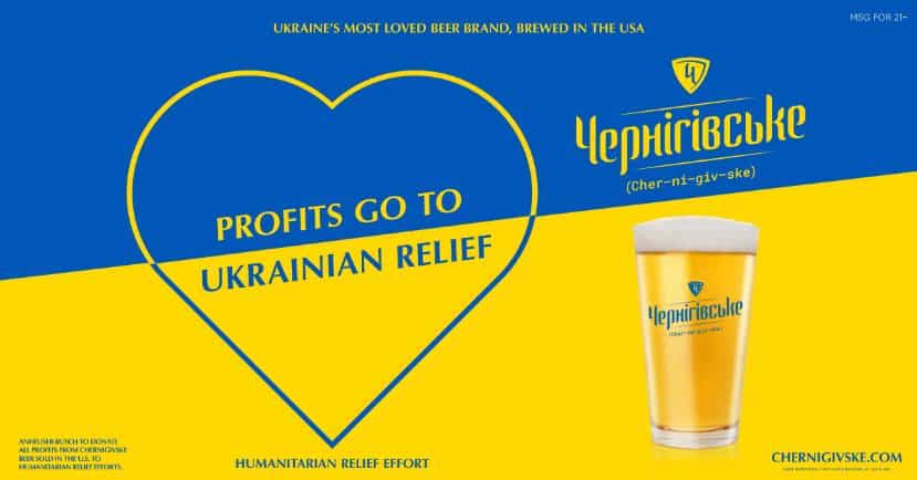 , Anheuser-Busch To Brew Ukraine Relief Beer In US