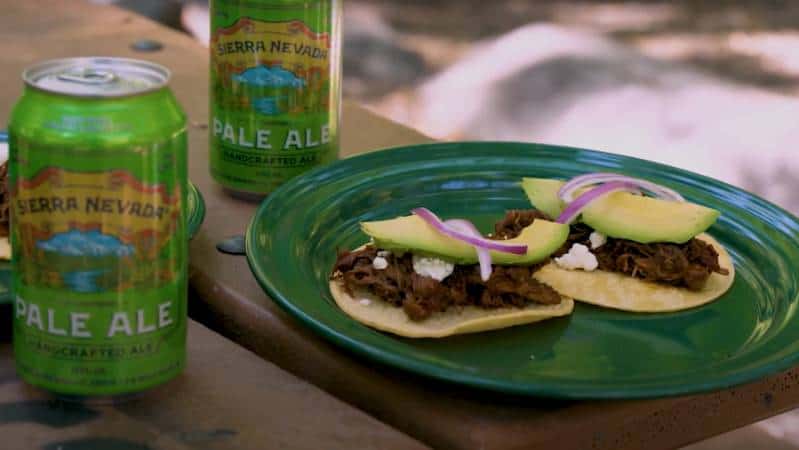 , Cooking With Beer – Sierra Nevada Pale Ale Campfire Chicken Tacos