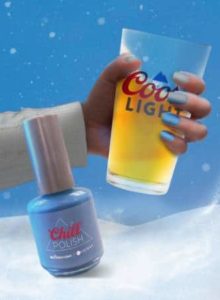 , Coors Light Beer Introduces Thermochromic Nail Polish