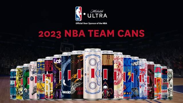 , Michelob Ultra Celebrates New NBA Season With Unique Team Beer Cans