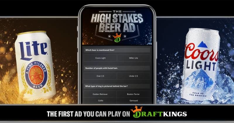 , Molson Coors Partners With Gambling Site On New Beer Ad
