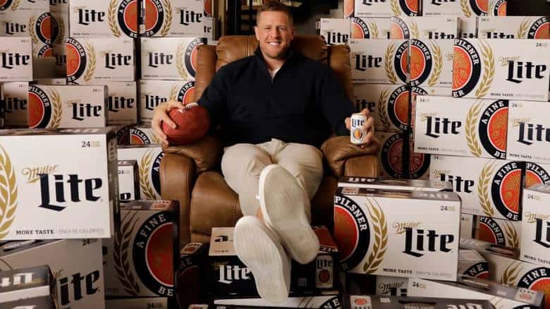 , Football Legend JJ Watt And Miller Lite Giving Away Free Beer