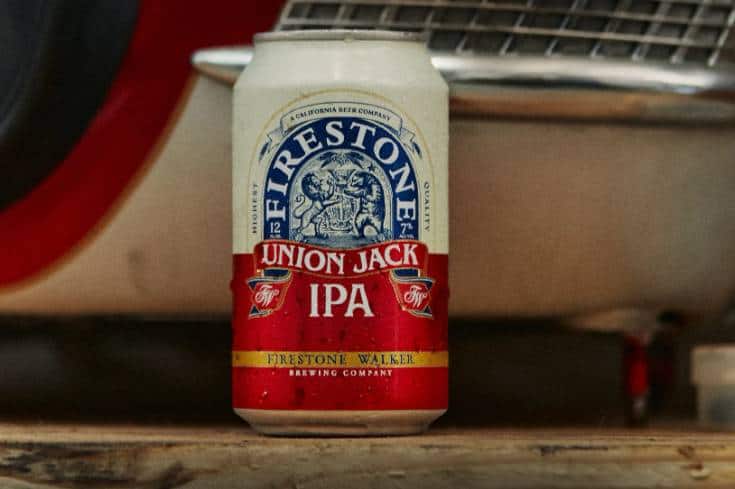 Firestone Walker Union Jack IPA beer can.