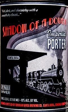 Russian River Brewing – Shadow of a Doubt Beer label
