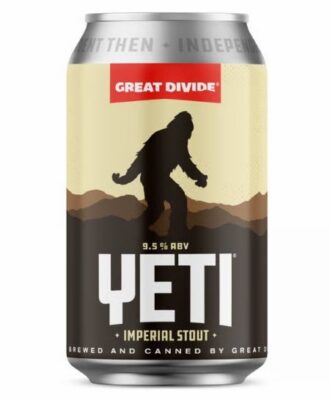 A can of Great Divide Yeti Imperial Stout