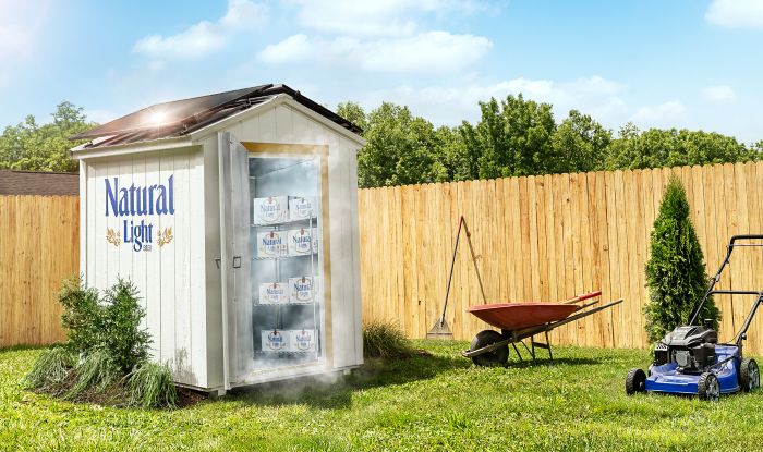 Best Beer Promotions: The Natural Light Solar-Powered CoolShed Giveaway